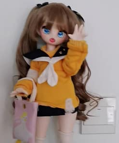 40cm Amine Miniature Doll with Skeleton Realistic Lifelike Body Customizable Posing Perfect for Collectors Sf4031 2