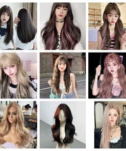 Premium Long Synthetic Wig for Dolls Variety of Styles Ideal for Customizing Your Dolls Look 主图3